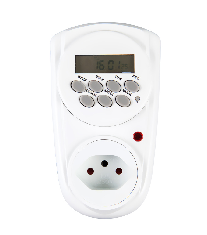 Digital Weekly Timer Socket Switzerland Plug ETS-12A