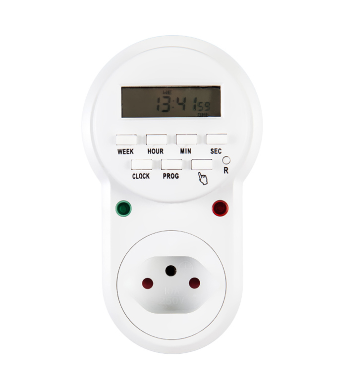 Digital Weekly Timer Socket Switzerland Plug ETS-63A